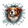 Fulcar Australian Shepherd Araç Stickerı
