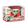 Funko POP Star Wars Holiday Grogu with Christmas Cookie