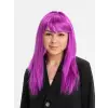 Fuşya Renk Peruk