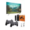 Game Stick Çift Oyun Konsolu Smart TV Game Box 8k Ultra HD 64 Gb
