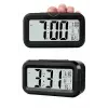 Gece Dijital Masa Saati Dijital Alarmlı Led Ekran Pilli Çalar Saat