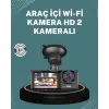 Gece Görüşlü DVR 3 Lensli Araç İçi Sürüş Kamerası Video Kaydedici