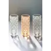 Gece Lambası Kristal Lamba Dokunmatik Şarjlı Hediyelik