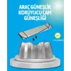 Gelişmiş Yansıtıcılı Katlanabilir Araç Güneşliği – Alüminyum & Süngerli İzolasyon Teknolojisi