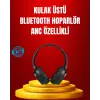 Geniş Frekans Aralıklı Bluetooth Kulak Üstü Kulaklık