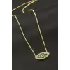 Göz Zirkon Taşlı Kolye