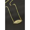 Göz Zirkon Taşlı Kolye