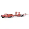 Greenlight 1:64 1967 Dodge D-100 with Tandem Car Trailer