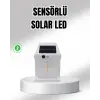 Güneş Enerjili Dış Mekan Sensörlü Duvar Lambası Ip65 Su Geçirmez