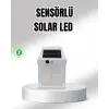 Güneş Enerjili Dış Mekan Sensörlü Duvar Lambası IP65 Su Geçirmez