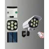 Güneş Enerjili Led Lamba + Güvenlik Kamerası Görünümlü– 5-8 M Hareket Algılamalı, Beyaz Işık
