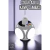 Güneş Enerjili Solar Aydınlatma Kamp Çadır Lambası Şarjlı Ampül Led Şarjlı El Feneri Işıldak
