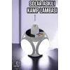 Güneş Enerjili Solar Aydınlatma Kamp Çadır Lambası Şarjlı Ampül Led Şarjlı El Feneri Işıldak