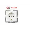 Visage Beyaz Topraklı Priz Çerçevesiz - Priz ve Anahtar İçin Uyumlu Çerçeve