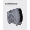 Güvenli Elektrikli Fanlı Isıtıcı Termostatlı Hızlı Isıtma