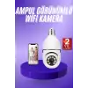 Güvenlik Kamerası Wi-Fi Özellikli 360 Derece Full Hd 1080p Ampül Kamera