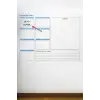 Haftalık Planlayıcı Manyetik Duvar Stickerı Takvim 100 cm x 60 cm