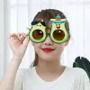 Hawaii Temalı Avokado Gözlük