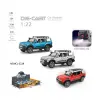 HCL-522A Çek Bırak 1:22 Sesli Ve Işıklı Buharlı Off-Road Metal Jeep