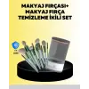 Hijyenik Makyaj İçin 13’lü Fırça Seti ve Elektrikli Temizleyici