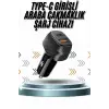 Hızlı Oto Şarj Cihazı 38W Çift Girişli HIzlı Şarj Oto Çakmaklık Type-C