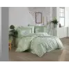 Hobby Çift Kişilik Poplin Nevresim Flora Yeşil