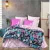 Hobby Kingsize Poplin Nevresim Monstera Fuşya