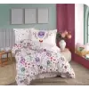 Hobby Tek Kişilik Poplin Nevresim Takımı Alice Mor