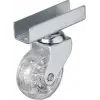 Eco Lounge Hts 327 - 50x20 mm Şeffaf Makaralı Uzun U Tablalı Teker 4 Adet