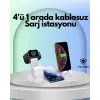 iPhone, Apple Watch ve AirPods ile Uyumlu 4ü 1 Arada Şarj Ünitesi – Tüm Apple Cihazları Tek Noktada