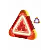 Işıklı İkaz Lambası Reflektör Şarjlı Işıklı Üçgen LED Acil Durum Feneri