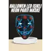 Işıklı Led Maske Parti Eğlence Maskesi Hallowen Neon Maske
