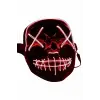 Işıklı Led Maske Parti Eğlence Maskesi Hallowen Neon Maske