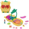 JFV00 Polly Pocket Ananas Köpekçik Plajı Mini Oyun Seti
