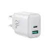 JR-TCF21 20W DUAL PORT (A+C) CHARGER