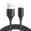 S-A9 3A FAST CHARG.CABLE  USB - L 1M BLACK