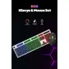 Kablolu Işıklı Gaming Standart Türkçe Q Klavye Ve Mouse Seti