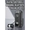 Kablolu Makaralı Bluetooth Kulaklık Uzun Pil Ömrü Dijital Göstergeli