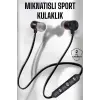 Kablolu Mıknatıslı Sport Kulaklık Bluetooth Bağlantılı