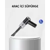 Kablosuz El Süpürgesi – Araç İçi Temizlik İçin 5500PA Güçlü Emiş, USB Şarjlı