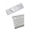 Kablosuz Klavye Mouse Seti Beyaz Q Klavye Tüm Cihazlara Uyumlu