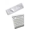 Kablosuz Klavye Mouse Seti Beyaz Q Klavye Tüm Cihazlara Uyumlu