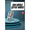 Kablosuz Mouse Fare Şarjlı Bluetooth Wireless Çift Modlu Sessiz