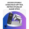 Kablosuz Retro Oyun Konsolu – Binlerce Oyun ve HD Görüntü ile Keyifli Oyun Deneyimi