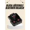 Kablosuz Şarj Göstergeli Powerbank Özellikli Bluetooth Kulaklık Çağrı Cevaplayabilen