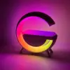 Kablosuz Şarj Standlı RGB Hoparlör
