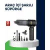 Kablosuz Şarjlı Araç İçi ve Küçük Alanlar İçin Güçlü Vakumlu Süpürge