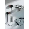 Kablosuz Sport Mıknatıslı Mikrofonlu Kulak İçi Kulaklık