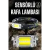 Kafa Lambası Led Fener Pratik Taşınabilir Ayarlanabilir USB Şarjlı