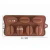 Kahve Çekirdeği Şekilli Silikon Kalıp